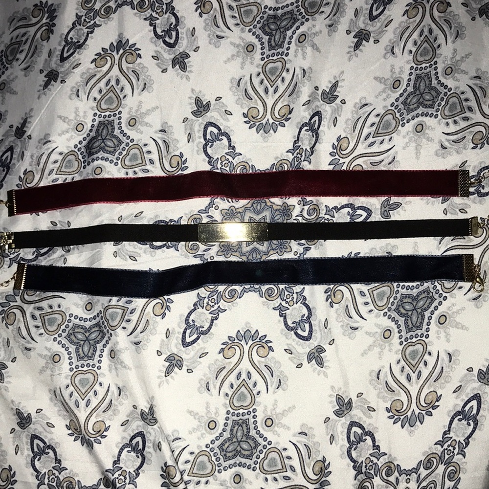 Sueded Chokers